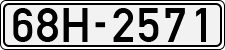 License plate of Vietnam, Cars