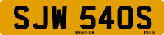License plate of the United Kingdom, 1963 year system