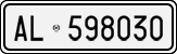License plate of Italy, Cars (1927 year series)