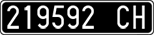 License plate of Italy, Cars (1927 year series)