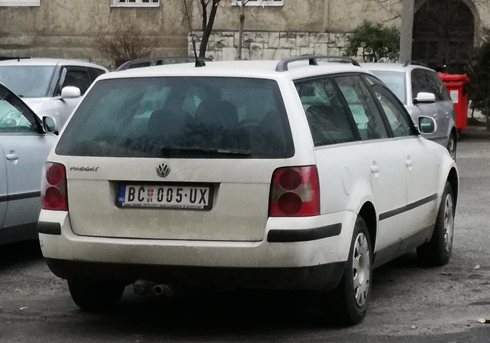 BČ 005-UX, Volkswagen Passat 5th gen Variant (B5.5; 3BG), facelift, 2000–2005