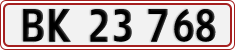 License plate of Denmark, Regular plates