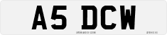 License plate of the United Kingdom, 1983 year system