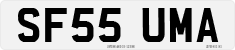 License plate of the United Kingdom, 2001 year system