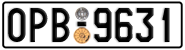 License plate of Greece, Cars