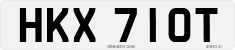 License plate of the United Kingdom, 1963 year system