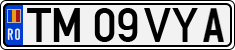 License plate of Romania, Regular plates
