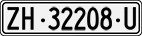 License plate of Switzerland, Dealer (with 