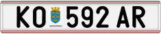 License plate of Austria, Regular plates