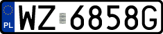 License plates of Poland, Regular car plates