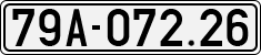 License plate of Vietnam, Cars