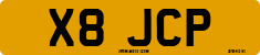 License plate of the United Kingdom, 1983 year system