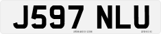 License plate of the United Kingdom, 1983 year system