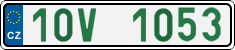 License plate of the Czech Republic, Oldtimers (2001)