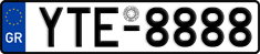 License plate of Greece, Cars