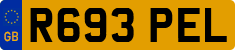 License plate of the United Kingdom, 1983 year system