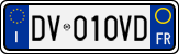 License plate of Italy, Cars (1994 year series)
