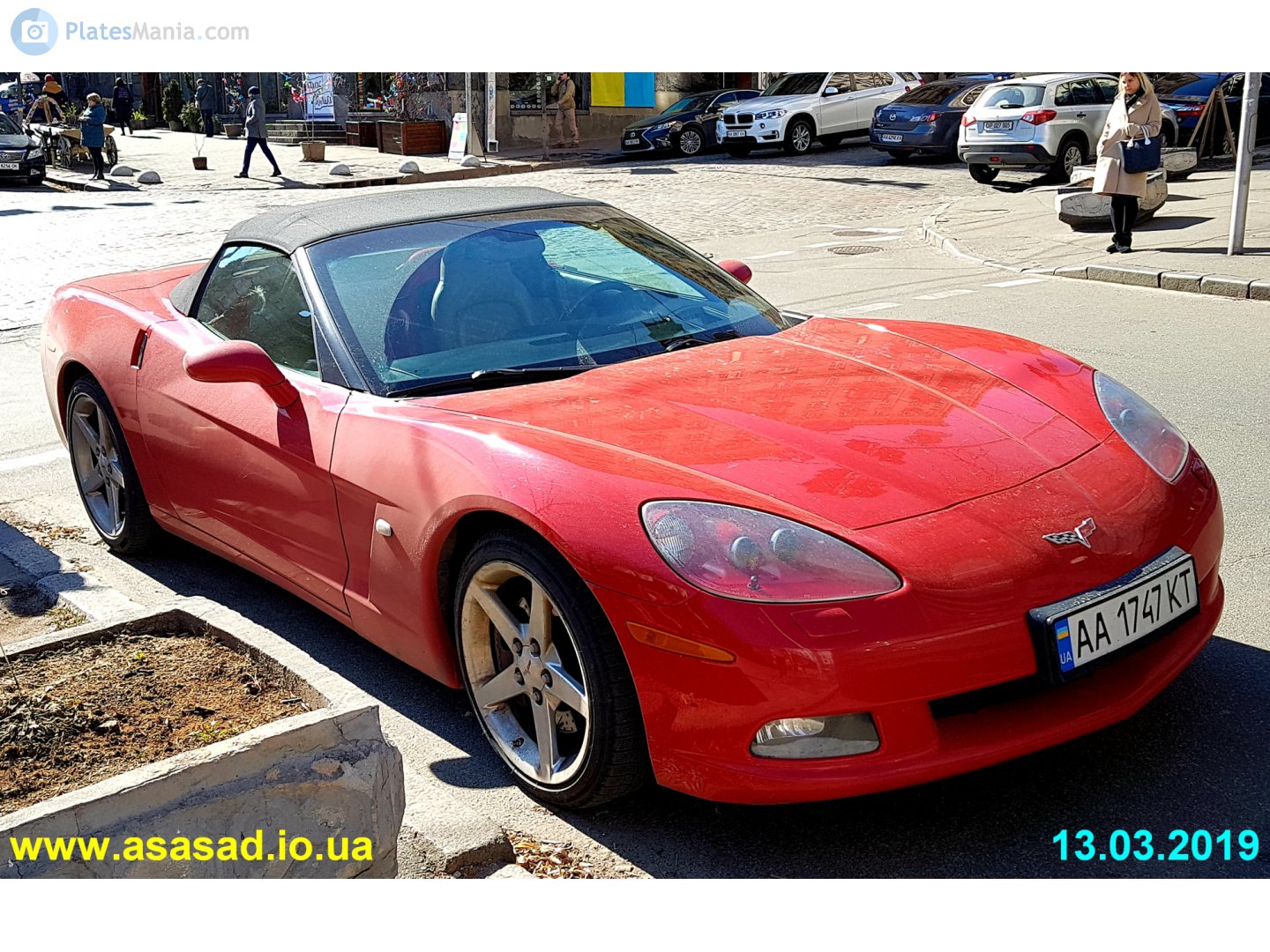 AA 1747 KT, Chevrolet Corvette 6th gen Convertible (C6), 2004–2013