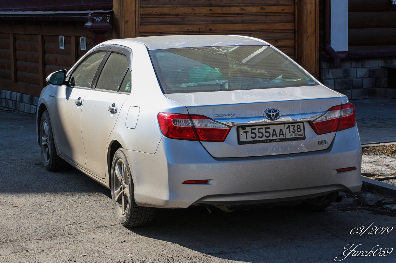 т 555 аа 138, Toyota Camry 7th gen (XV50; Global-market), 2011–2014