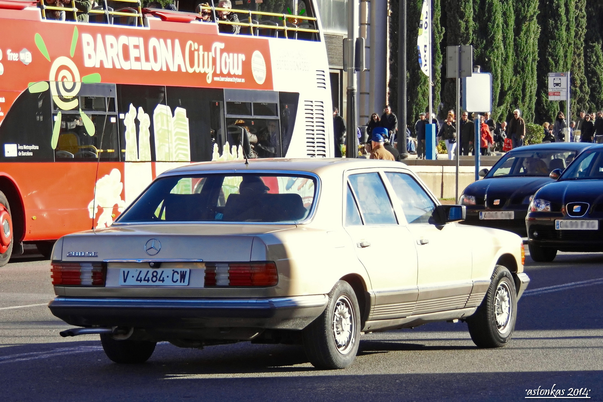 V 4484 CW, Mercedes-Benz S-Klasse 4th gen Sedan (W126/V126), 1979–1991
