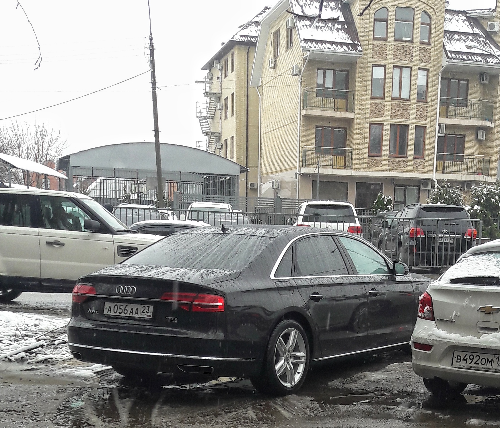 а 056 аа 23, Audi A8 3rd gen (D4/4H), facelift, 2013–2018