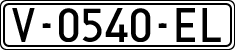 License plates of Spain, 1971 year series