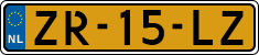 License plate of the Netherlands, Cars