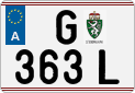 License plate of Austria, Regular plates