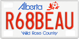 Alberta, Vanity Plates