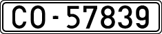 License plates of Spain, 1900 year series