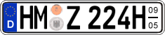 German license plate, Seasonal plates (Oldtimers)