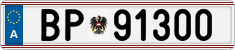 License plate of Austria, Official services and consulates