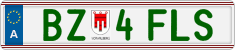 License plate of Austria, Regular plates