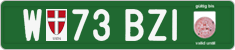License plate of Austria, Export transit plates