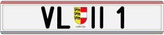 License plate of Austria, Vanity Plates