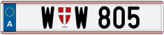 License plate of Austria, Vanity Plates