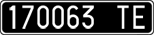 License plate of Italy, Cars (1927 year series)