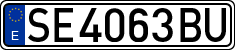 License plates of Spain, 1971 year series