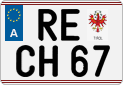 License plate of Austria, Vanity Plates