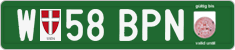 License plate of Austria, Export transit plates