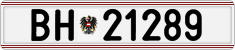 License plate of Austria, Official services and consulates