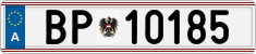 License plate of Austria, Official services and consulates