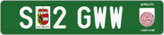 License plate of Austria, Export transit plates