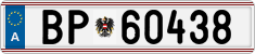 License plate of Austria, Official services and consulates