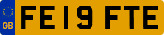 License plate of the United Kingdom, 2001 year system