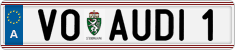 License plate of Austria, Vanity Plates