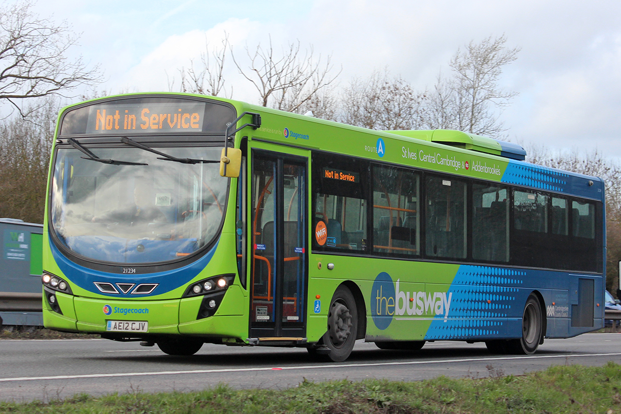 AE12CJV, Wrightbus Eclipse 