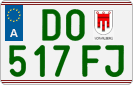 License plate of Austria, Regular plates