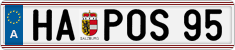 License plate of Austria, Vanity Plates
