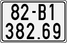 License plate of Vietnam, Motorcycles